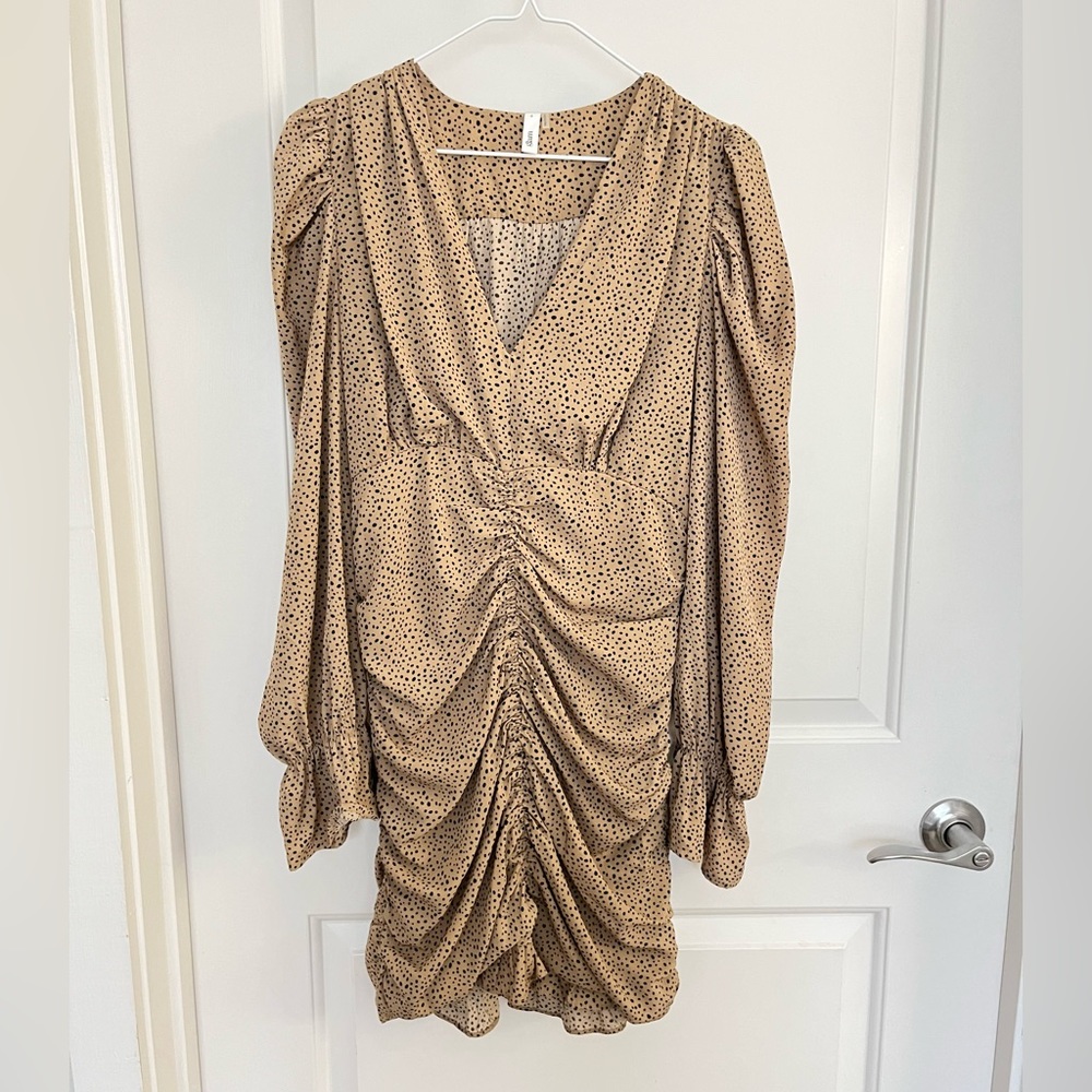 glam Speckled Mini Dress
